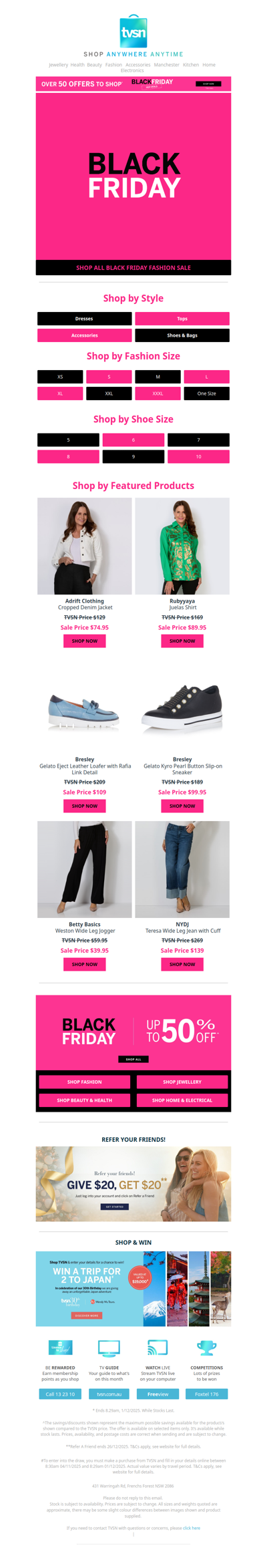 Black Friday Fashion Sale is here!