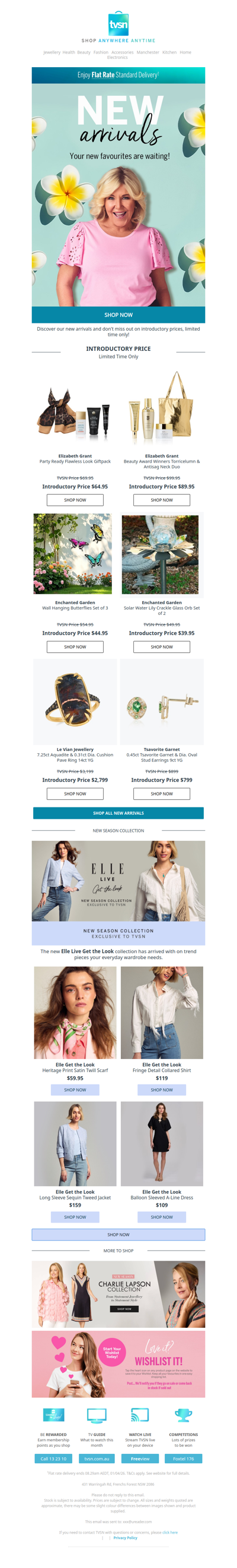 Don't Miss Our Latest Arrivals + New Collection from ELLE