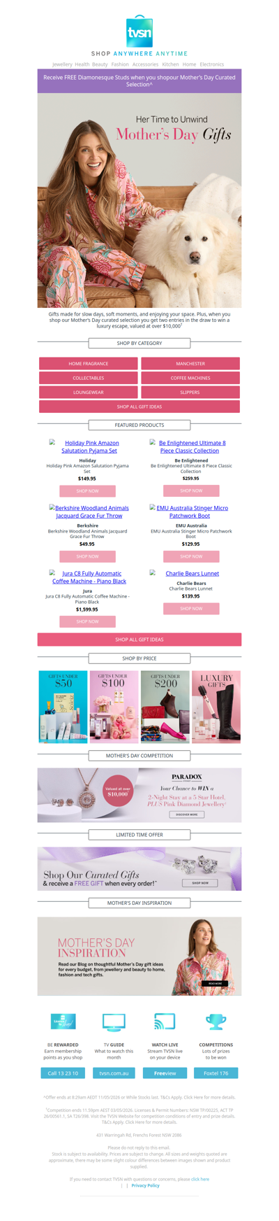 Mother’s Day Gifts Are Here: Her Time to Unwind