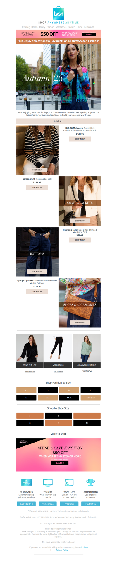 Fashion Week Now On: Enjoy At least 3 Easy Payments on all New Season Fashion*