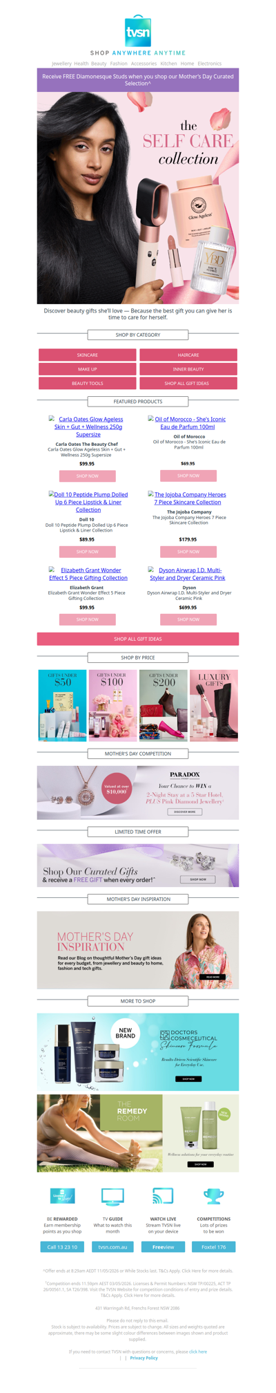 Mother’s Day Gifts Are Here: The Self Care Collection!