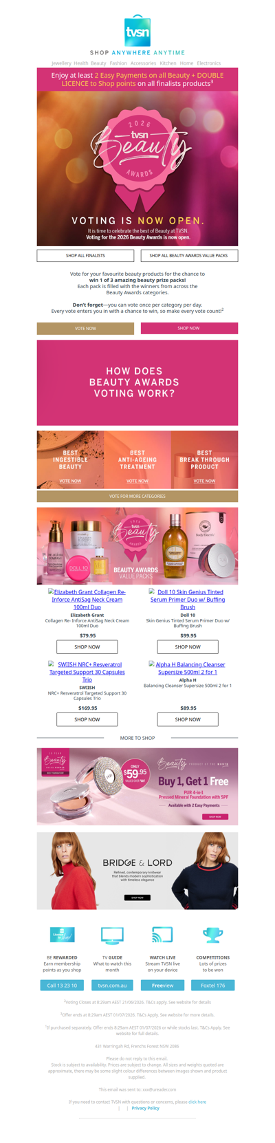Vote Now: The 12th Annual Beauty Awards Are Here