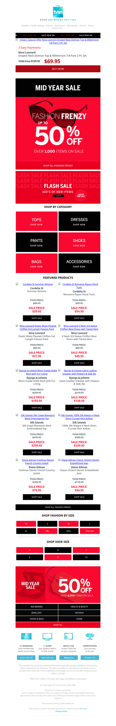 Mid Year Sale Continues | 1,000+ Fashion items on Sale