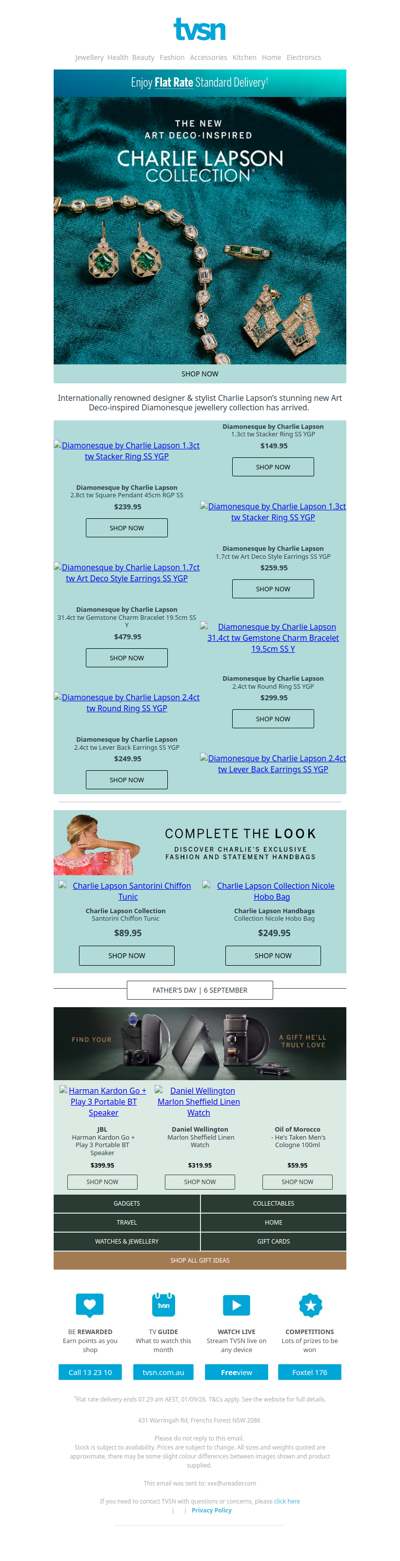 Discover What's New: Charlie Lapson Collection