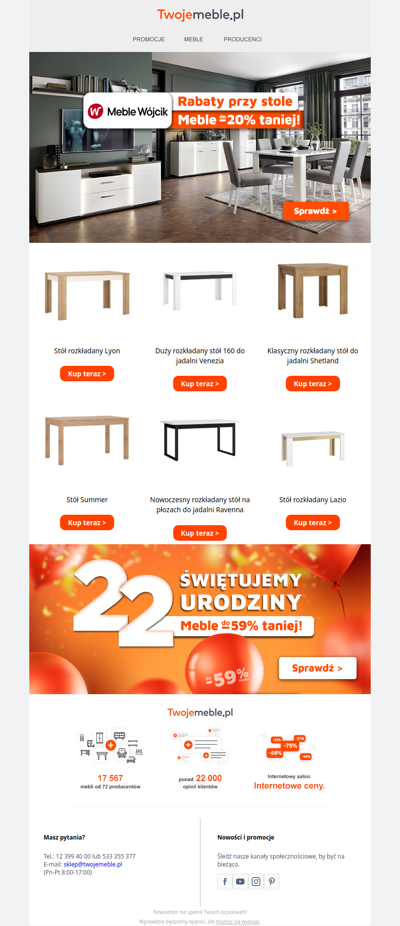 Szukasz rozkładanego stołu? To świetnie się składa! 😉