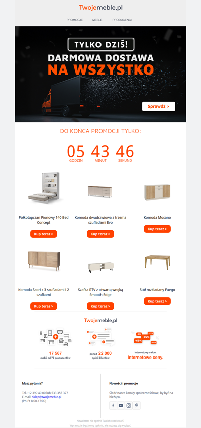 Darmowa dostawa na wszystko ◾️ Tylko w piątek!