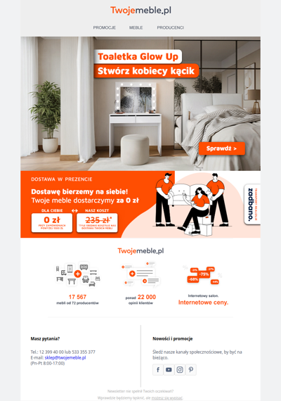 Ach ✨ Jest piękna i praktyczna - to toaletka Glow Up do Twojej sypialni