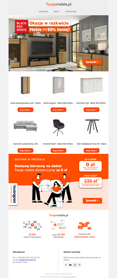 ⏰ Ta promocja się kończy, więc korzystaj z rabatów do -55%