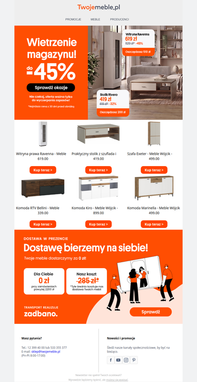 To wietrzenie magazynu i rabaty do -45%❗️