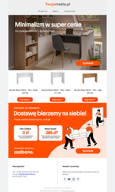 Tanie i funkcjonalne biurka? Znajdziesz je w tej wiadomości 👍
