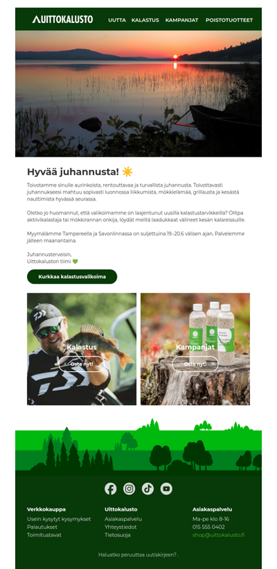 Hyvää juhannusta!