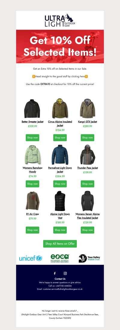 🚨SALE! Extra 10% off Selected Items⏰