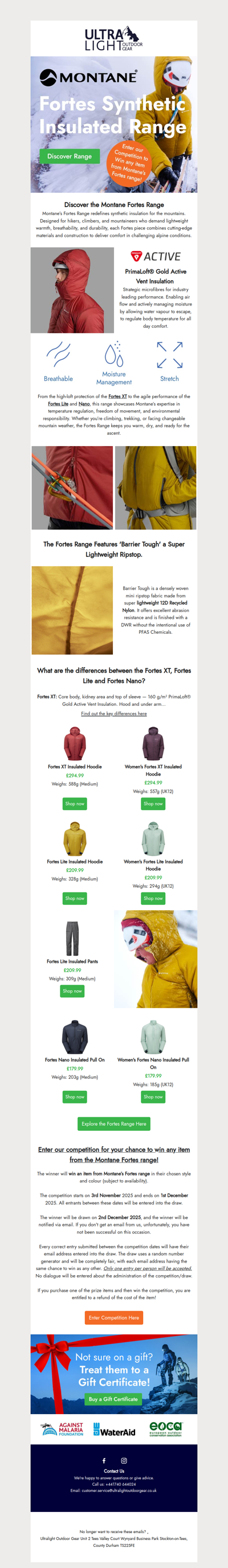 🏆Win a Montane Fortes Jacket! Redefining Synthetic Insulation!🎯