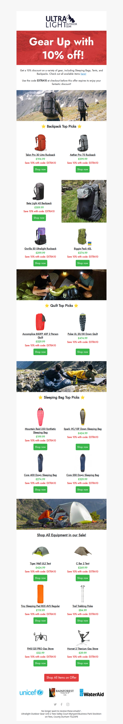 🔥SAVE on Packs, Sleeping Bags, Tents & More!🥳