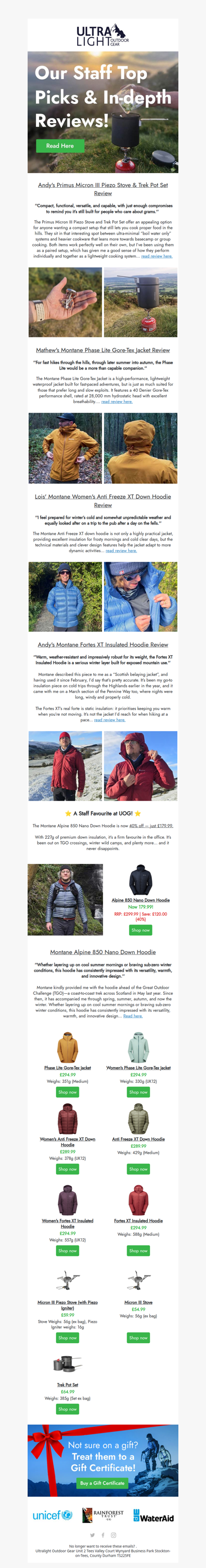 🌟Staff Top Picks & In-depth Reviews: Ultralight Gear We Love! 😍