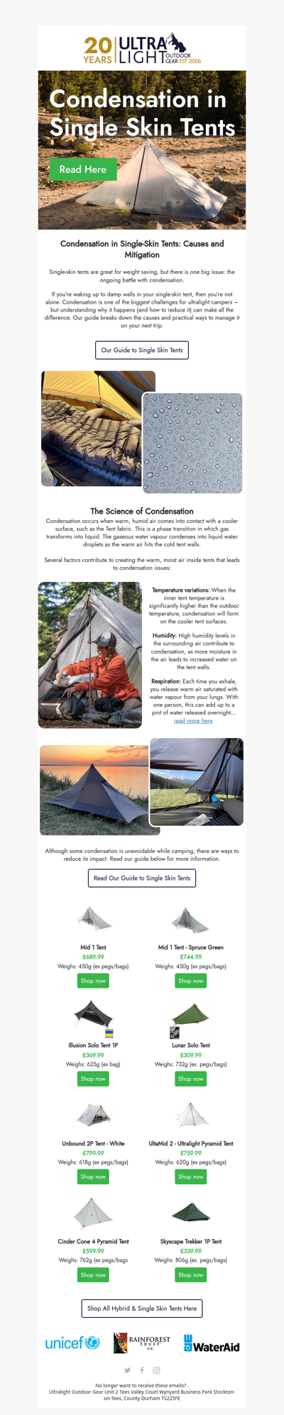 Single-Skin Tent Guide: Condensation Causes & Mitigation⛺