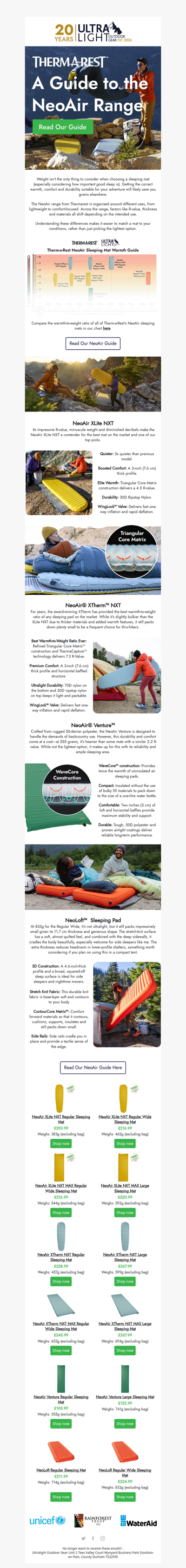 NeoAir Range: Your Guide to Better Sleep!😴