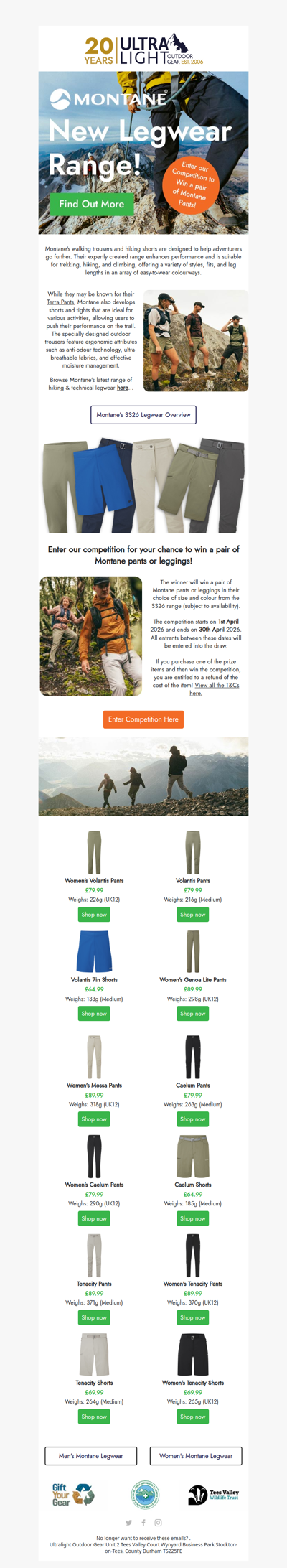 🏆Win a pair of Montane Pants! Explore the SS26 Collection!