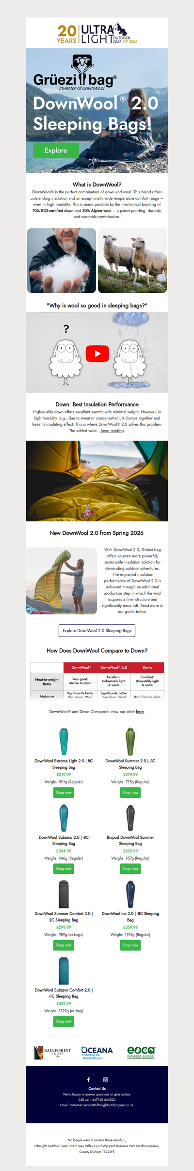 The DownWool Evolution! 📣 Gruezi Bag DownWool 2.0 is Here!