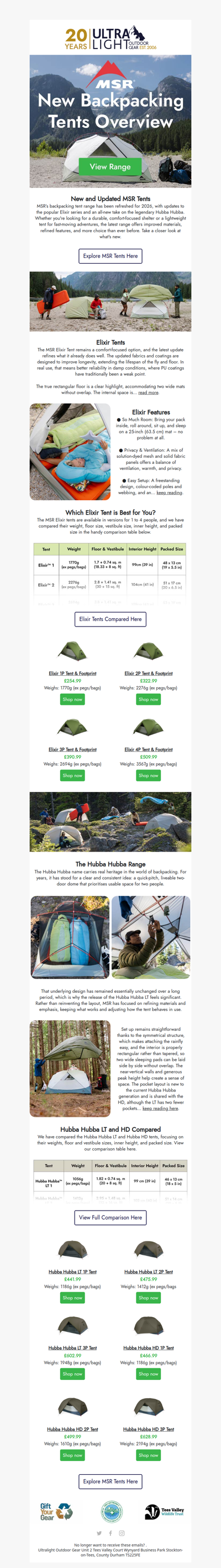 2026 Updates: MSR Backpacking Tents Unveiled! ➡️
