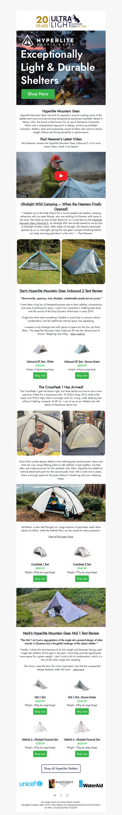 The CrossPeak 1 Has Arrived & Hyperlite Re-Stock!😁