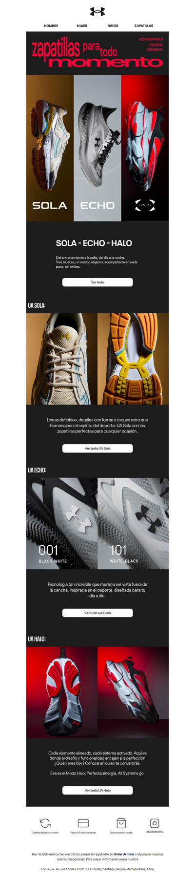 Tres estilos. Un mismo propósito 🔥