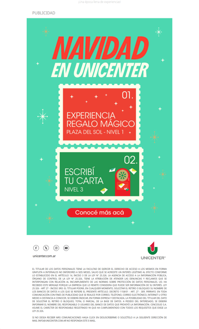 🎄Disfrutá la Navidad en Unicenter🎄