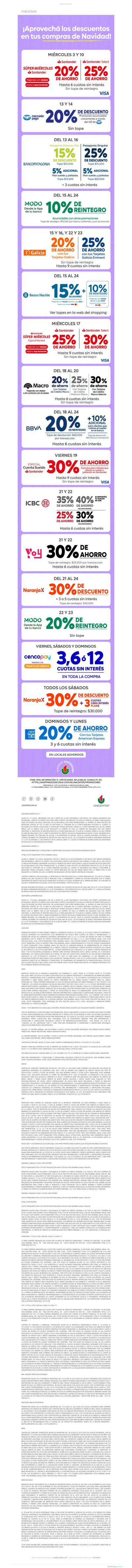 Descubrí las promos de diciembre. 🎄