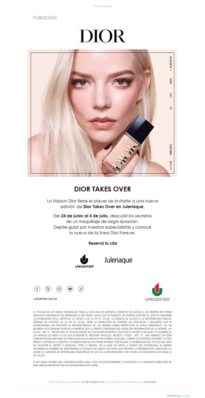 Un encuentro exclusivo con Dior en Unicenter 💄
