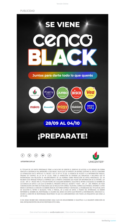 Se viene CENCOBLACK 👀