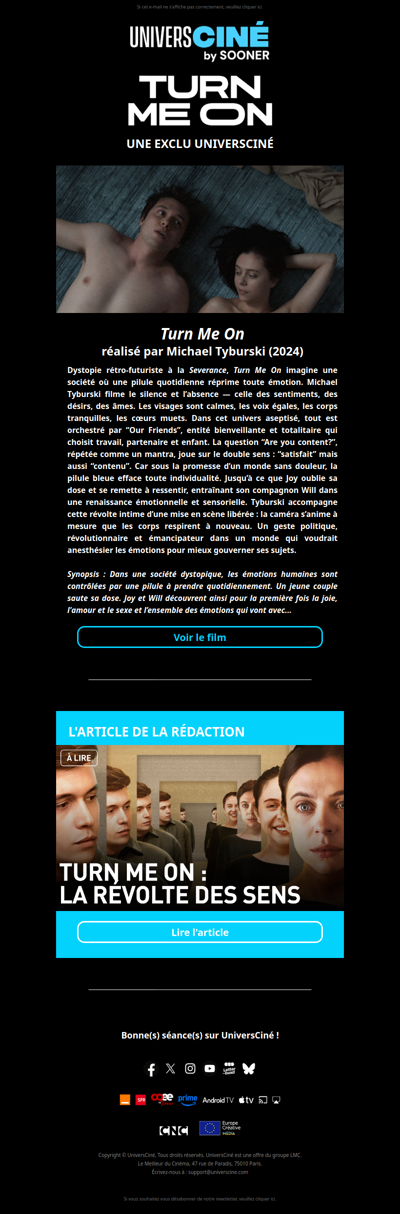 Notre exclu du mois : Turn Me On