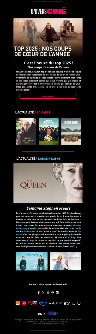 Top 2025, nos coups de cœur 💝