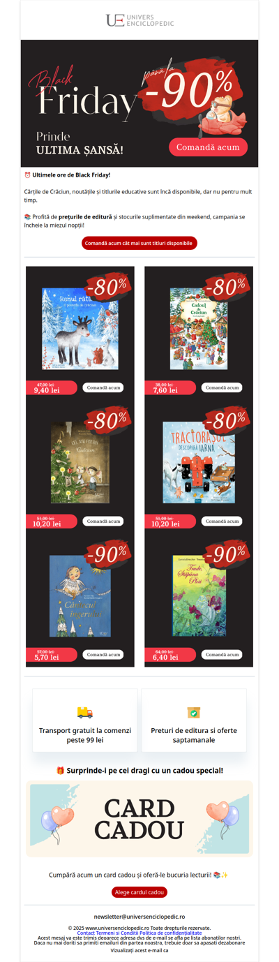 Ultimele ore de Black Friday ⏰