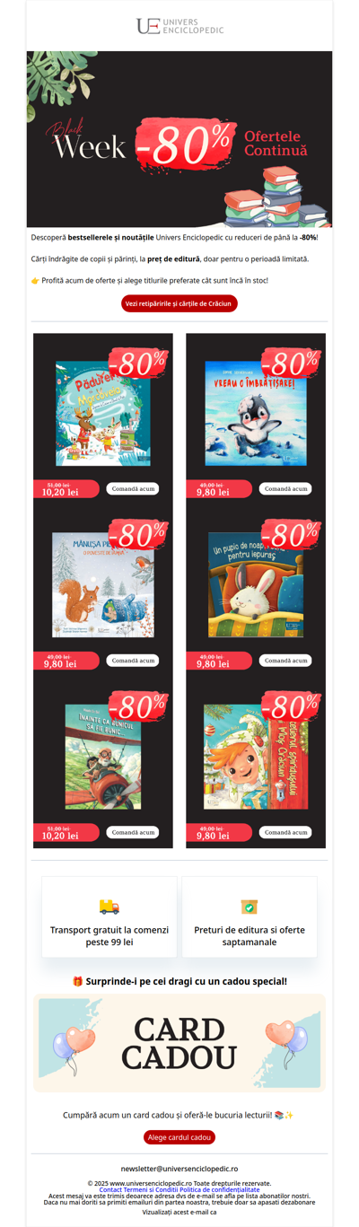 Bestsellere și noutăți la preț de editură