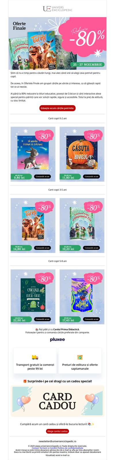 Nu ai timp azi? Ți-am pregătit noi  selecția ❤️