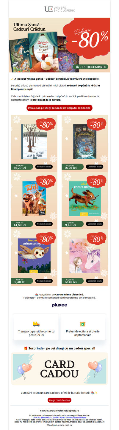 Acces prioritar la reducerile de -80%! 🔥