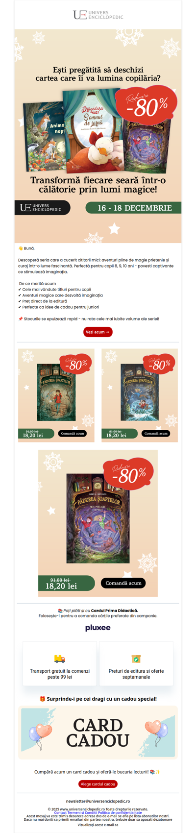 Aventuri de neratat pentru juniori în Pădurea Șoaptelor