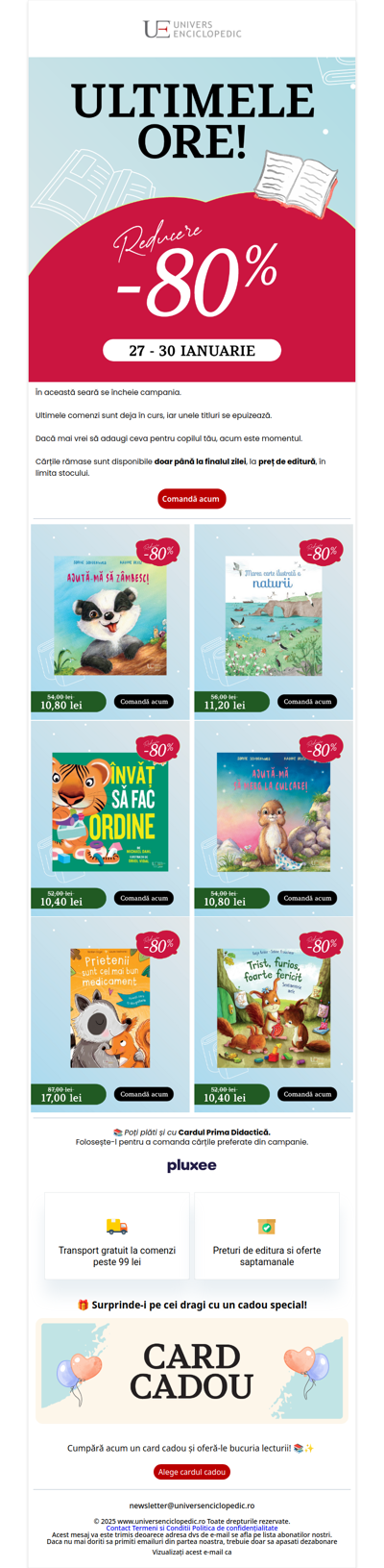 Ultimele ore. Cărțile se epuizează rapid