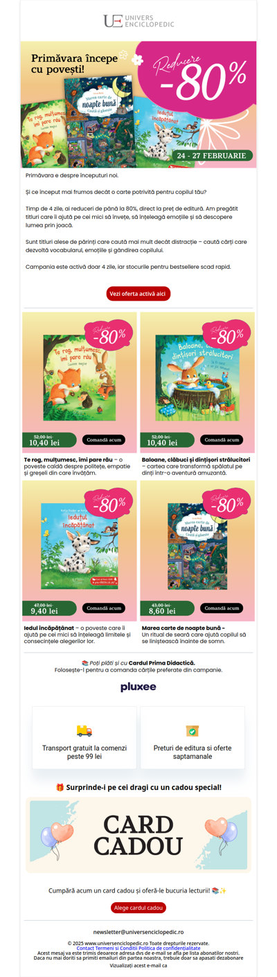 🕛 A început! Cele 4 bestsellere te așteaptă