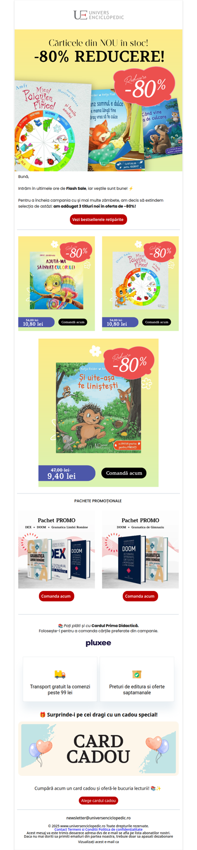 🆕 Update Flash Sale: Am adăugat 3 titluri noi!