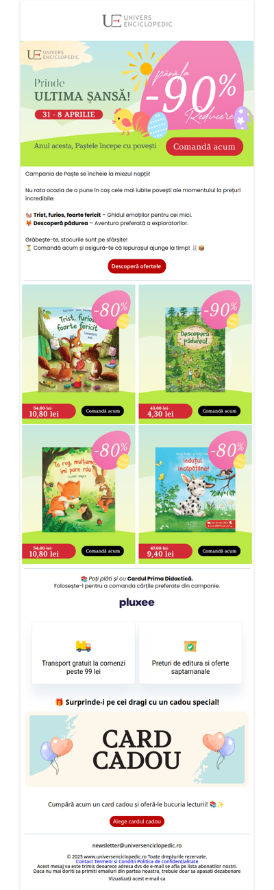 🚨 ULTIMA ZI: -90% la tot ce iubești!