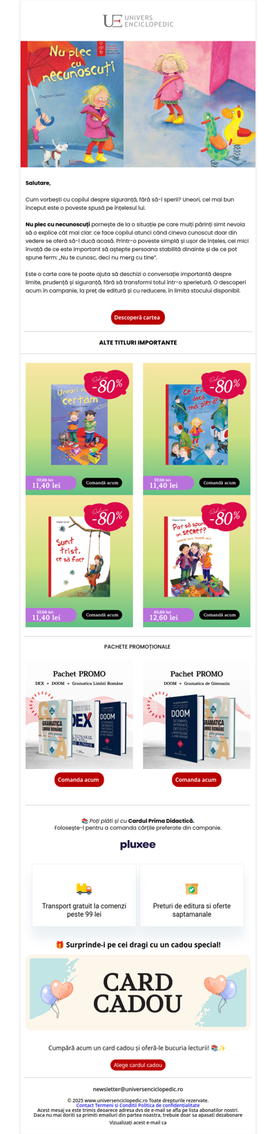 Nu plec cu necunoscuți: o carte importantă pentru copii