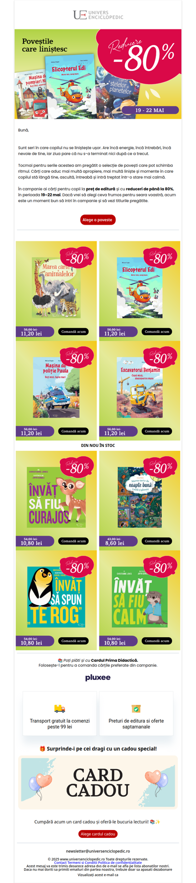 Pentru serile în care copilul are nevoie de mai multă liniște