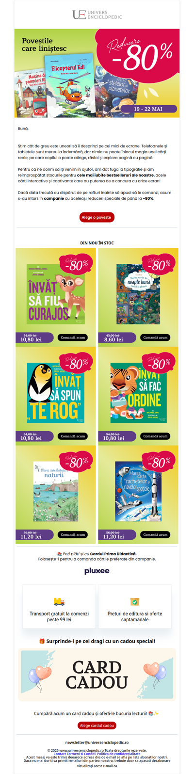 Deschide o nouă aventură: Reduceri de până la -80%!