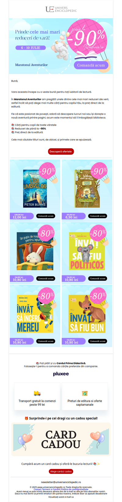 Prinde cele mai mari reduceri de vară! ☀️