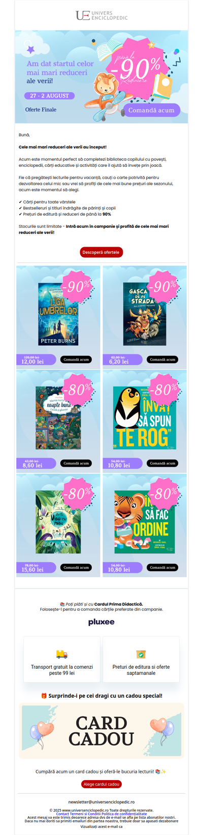 🚨 A început! Cele mai mari reduceri ale verii: până la -90%