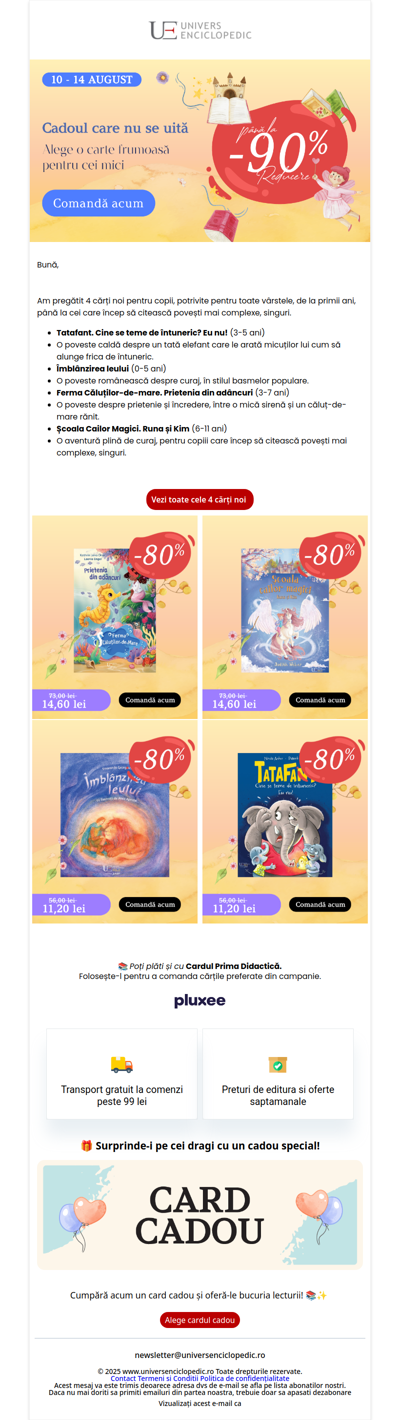 📚 4 povești noi, pentru toate vârstele - le-ai văzut pe toate?