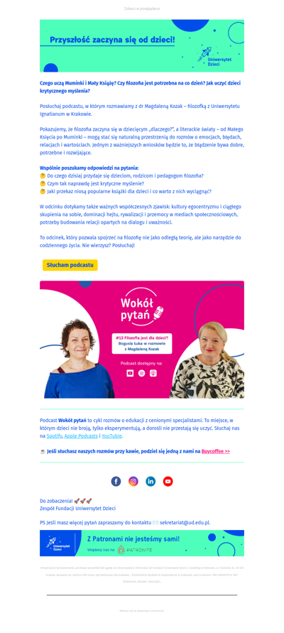 Czego uczą Muminki i Mały Książę i po co nam dzisiaj filozofia?