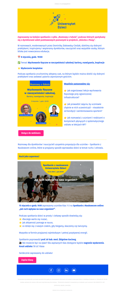 🚀 Bezpłatny webinar: Wychowanie fizyczne w rzeczywistości szkolnej