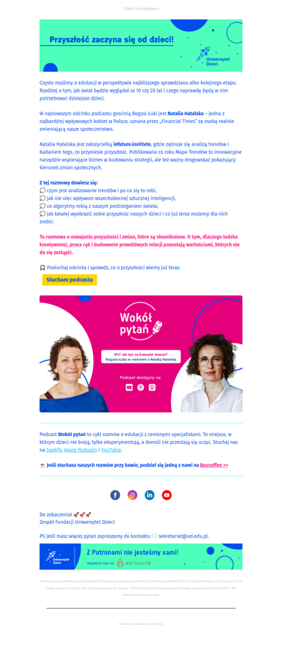 🎙️Co o przyszłości wiemy już dzisiaj? Rozmowa z Natalią Hatalską